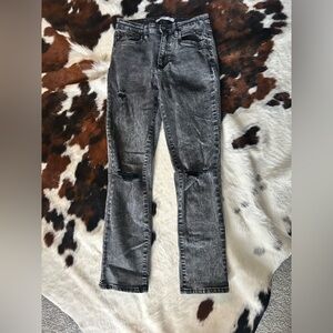 KanCan Black Acid Wash Skinny Jeans